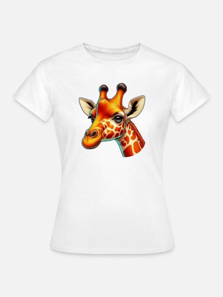 Giraffe - Frauen T-Shirt - Weiß