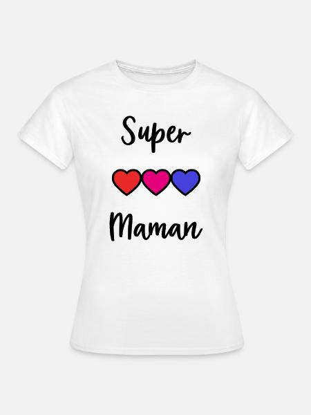 MAMA - Frauen T-Shirt - Weiß