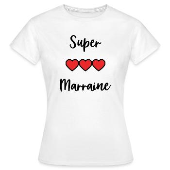 GODMOTHER, SUPER GODMOTHER - Women's T-Shirt - white - Front - AI Model Female 172 dark (172cm)