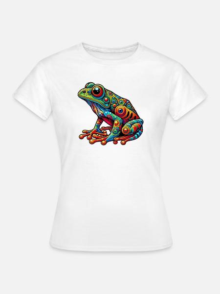 Frosch - Frauen T-Shirt - Weiß