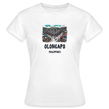 Ville d'Olongapo, Philippines, Asie du Sud-Est - T-shirt Femme - blanc - Devant - AI Model Female 172 dark (172cm)