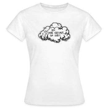 J’ai pété - T-shirt Femme - blanc - Devant - AI Model Female 172 dark (172cm)