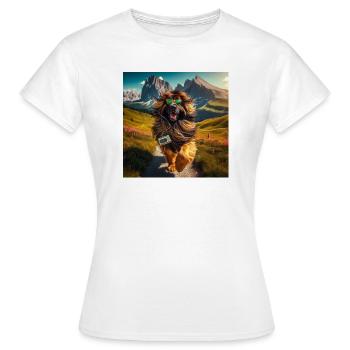 Leonberger Art - Women's T-Shirt - white - Front - AI Model Female 172 dark (172cm)