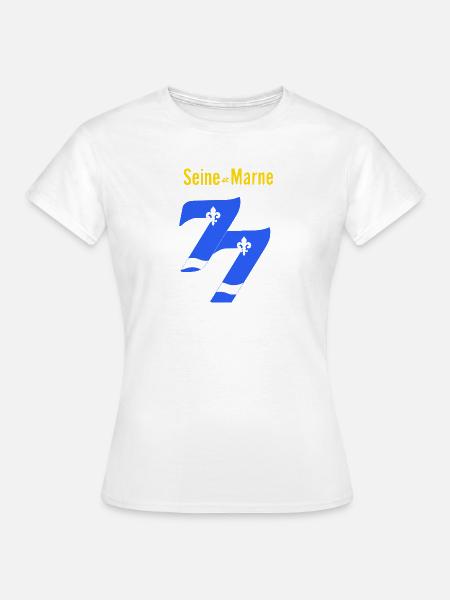Seine-et-Marne - Frauen T-Shirt - Weiß