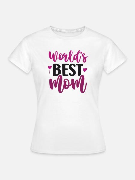 Die beste Mutter der Welt - Frauen T-Shirt - Weiß