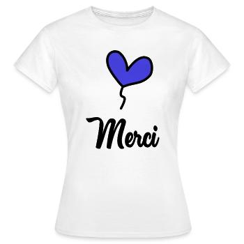 VIELEN DANK. DANKE. VIELEN DANK. JAHRESTAG. GEBURT. - Frauen T-Shirt - Weiß - Vorne - AI Model Female 172 dark (172cm)