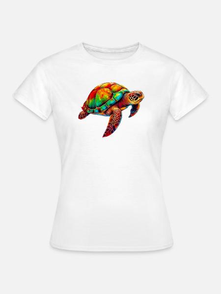 Schildkröte - Frauen T-Shirt - Weiß