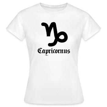 Capricorne Capricorne - T-shirt Femme - blanc - Devant - AI Model Female 172 dark (172cm)