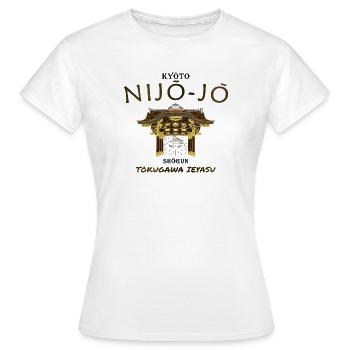 Nijo-jo Castle, Kyoto, Edo Shogun Time, Japan - Women's T-Shirt - white - Front - AI Model Female 172 dark (172cm)