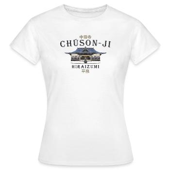 Japan Chuson-ji, Buddhist temple, Hiraizumi - Women's T-Shirt - white - Front - AI Model Female 172 dark (172cm)