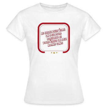 Vielleicht werde ich geselliger sein - Frauen T-Shirt - Weiß - Vorne - AI Model Female 172 dark (172cm)