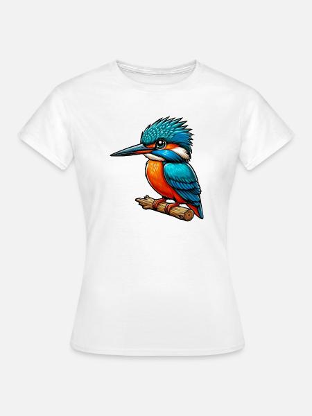 Eisvogel - Frauen T-Shirt - Weiß