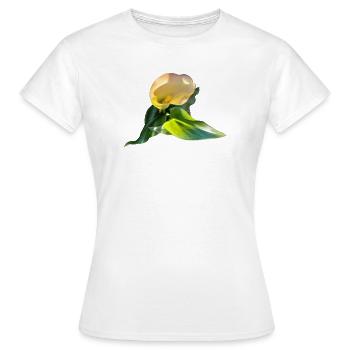 YELLOW CALLA LILY - Women's T-Shirt - white - Front - AI Model Female 172 dark (172cm)