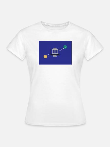 BANK - Frauen T-Shirt - Weiß