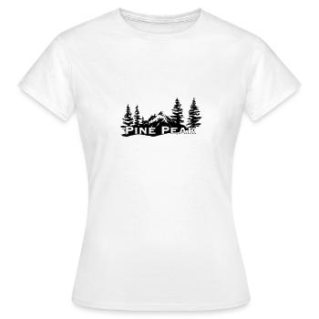 Pine Peak - Women's T-Shirt - white - Front - AI Model Female 172 dark (172cm)