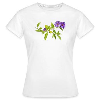 GENTIANE - T-shirt Femme - blanc - Devant - AI Model Female 172 dark (172cm)