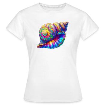 Shell - Women's T-Shirt - white - Front - AI Model Female 172 dark (172cm)