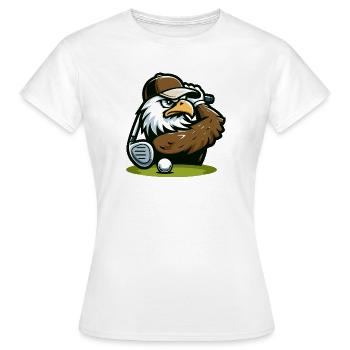 Eagle Ace : le pro du golf - T-shirt Femme - blanc - Devant - AI Model Female 172 dark (172cm)