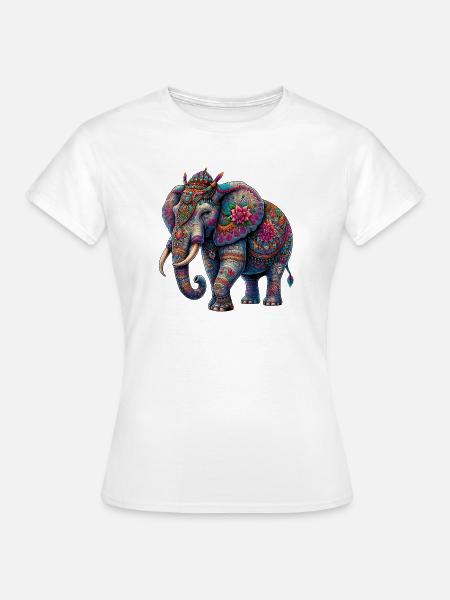 Elefant - Frauen T-Shirt - Weiß