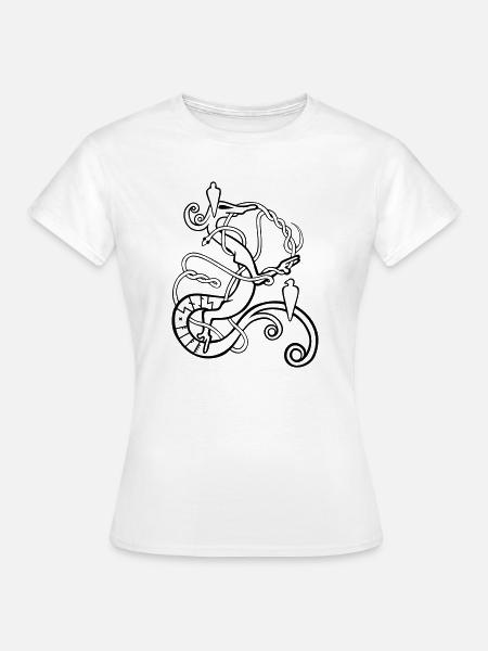Norse Serpents - Frauen T-Shirt - Weiß