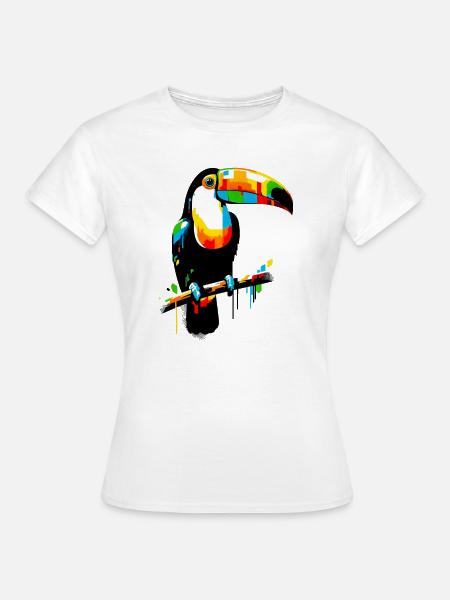 Tukan - Frauen T-Shirt - Weiß