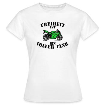 Déclaration de ravitaillement en carburant diesel Essence de station-service - T-shirt Femme - blanc - Devant - AI Model Female 172 dark (172cm)
