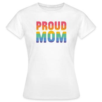 LGBT Pride Month - Stolze Mutter - Frauen T-Shirt - Weiß - Vorne - AI Model Female 172 dark (172cm)
