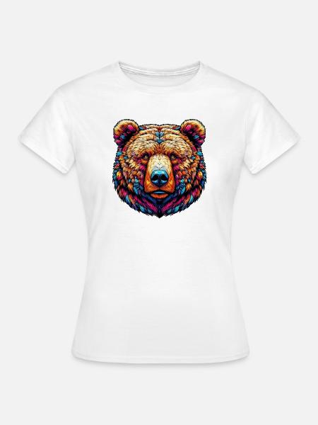 Bär - Frauen T-Shirt - Weiß