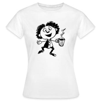 Hot Cup - Women's T-Shirt - white - Front - AI Model Female 172 dark (172cm)