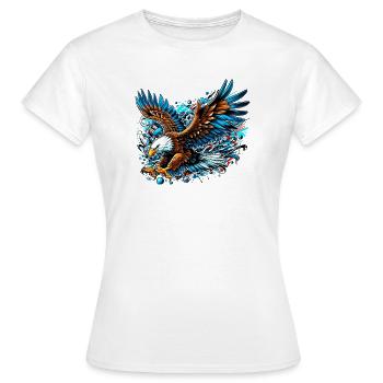 Eagle - Women's T-Shirt - white - Front - AI Model Female 172 dark (172cm)