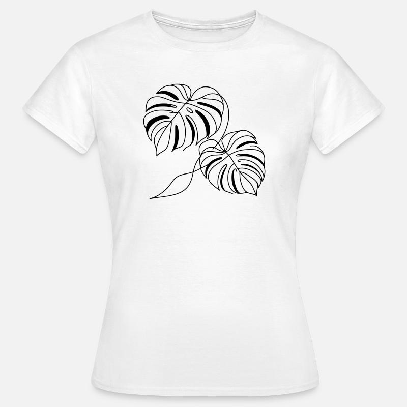 Monstera - Women's T-Shirt - white