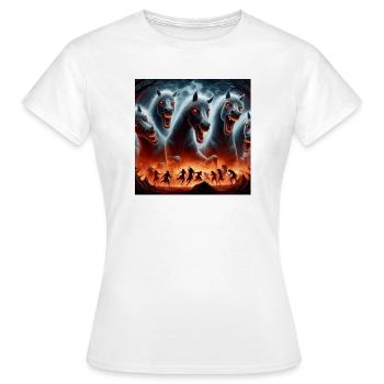 Stuten des Diomedes - Frauen T-Shirt - Weiß - Vorne - AI Model Female 172 dark (172cm)
