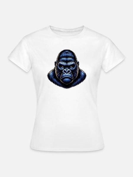 Gorilla - Frauen T-Shirt - Weiß