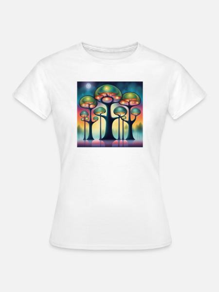  Bäume - Frauen T-Shirt - Weiß