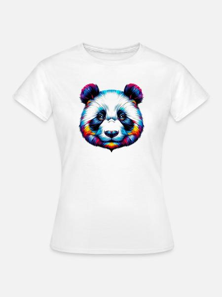 Panda - Frauen T-Shirt - Weiß