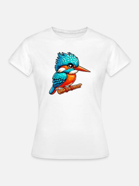 Eisvogel - Frauen T-Shirt - Weiß