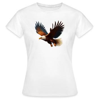 Eagle - Women's T-Shirt - white - Front - AI Model Female 172 dark (172cm)