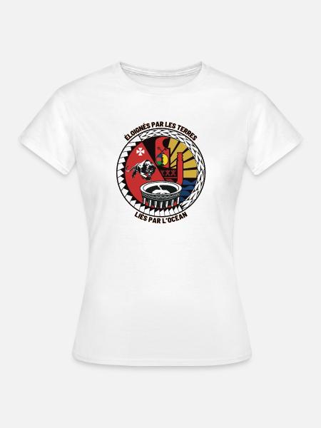 Emblème culturel indigène et maritime - T-shirt Femme - blanc