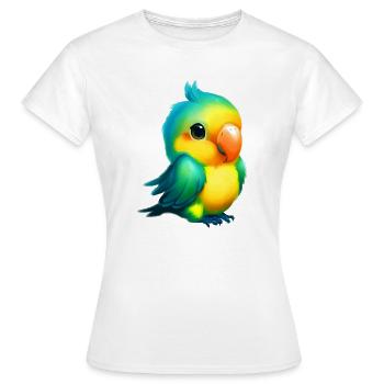 Parrot - Women's T-Shirt - white - Front - AI Model Female 172 dark (172cm)