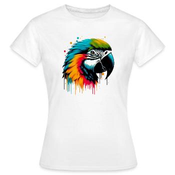 Parrot - Women's T-Shirt - white - Front - AI Model Female 172 dark (172cm)