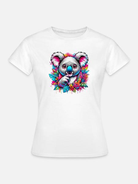 Koala - Frauen T-Shirt - Weiß