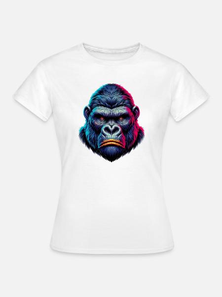 Gorilla - Frauen T-Shirt - Weiß
