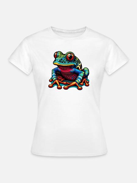 Frosch - Frauen T-Shirt - Weiß