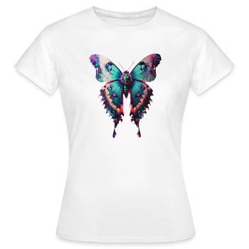 Dossier - T-shirt Femme - blanc - Devant - AI Model Female 172 dark (172cm)