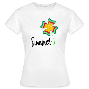 VACANCES. BONNES VACANCES. MAÎTRESSE. MAÎTRE. PROF - T-shirt Femme - blanc - Devant - AI Model Female 172 dark (172cm)
