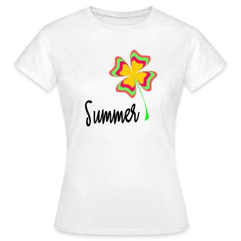 VACANCES. BONNES VACANCES. MAÎTRESSE. MAÎTRE. PROF - T-shirt Femme - blanc - Devant - AI Model Female 172 dark (172cm)