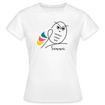 VACANCES. BONNES VACANCES. MAÎTRESSE. MAÎTRE. PROF - T-shirt Femme - blanc - Devant - AI Model Female 172 dark (172cm)