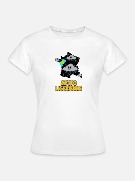 Météo Ligérienne - T-shirt Femme - blanc