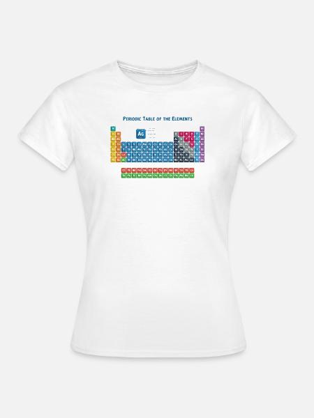 Periodensystem der Elemente 2 - Frauen T-Shirt - Weiß