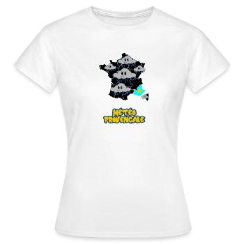 Provençal Weather - Women's T-Shirt - white - Front - AI Model Female 172 dark (172cm)